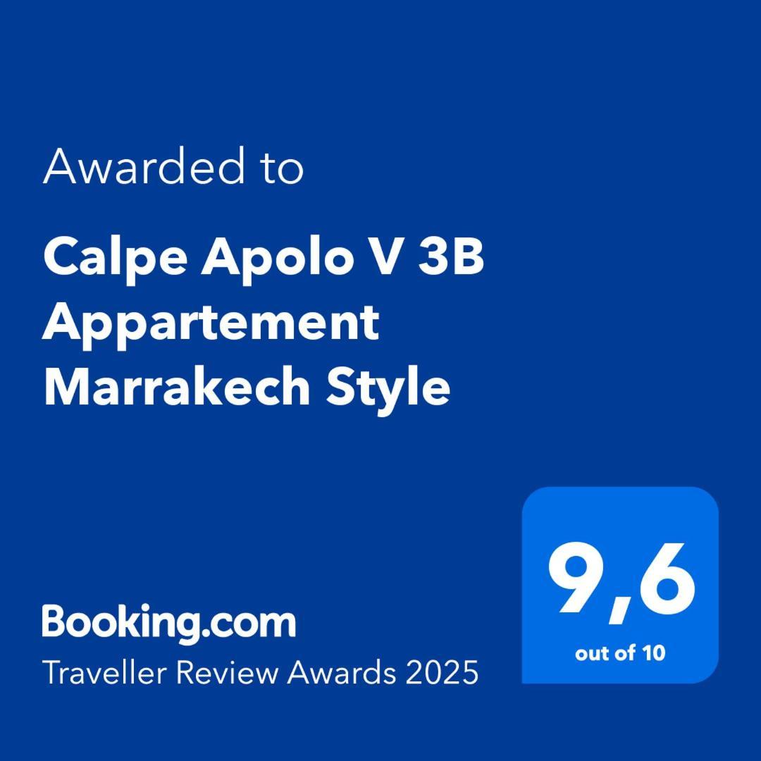 Calpe Apolo V 3B Appartement Marrakech Style Екстер'єр фото